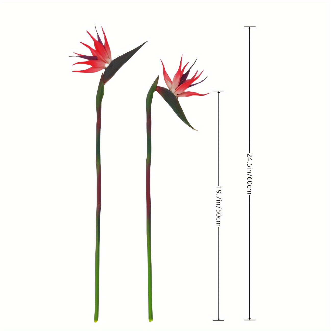 Bird Paradise Strelitzia - 3pcs Artificial Bird Of Paradise Flowers