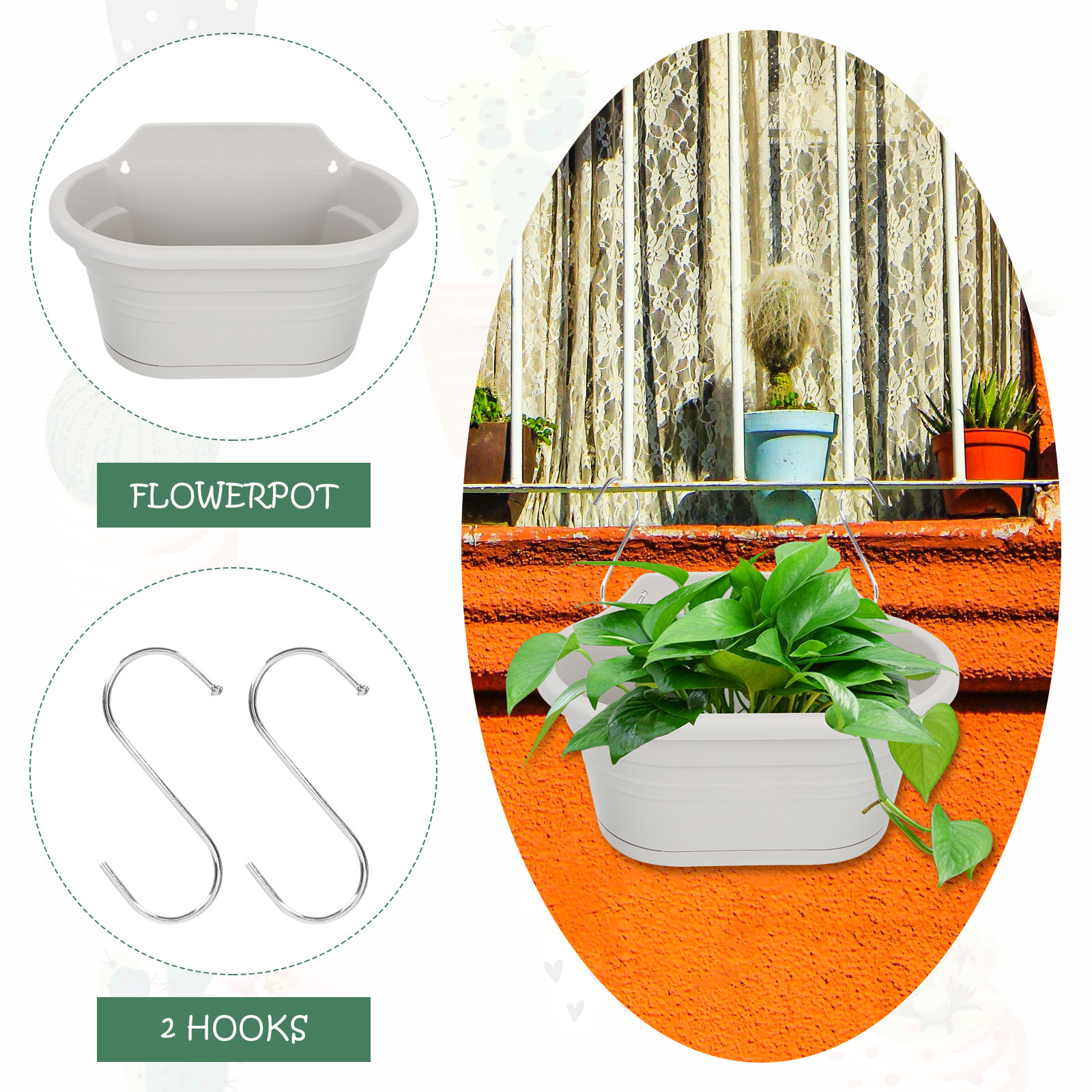 1Set Wall Hanging Flower Pot S – обзор и цена Spider Plant Hanging