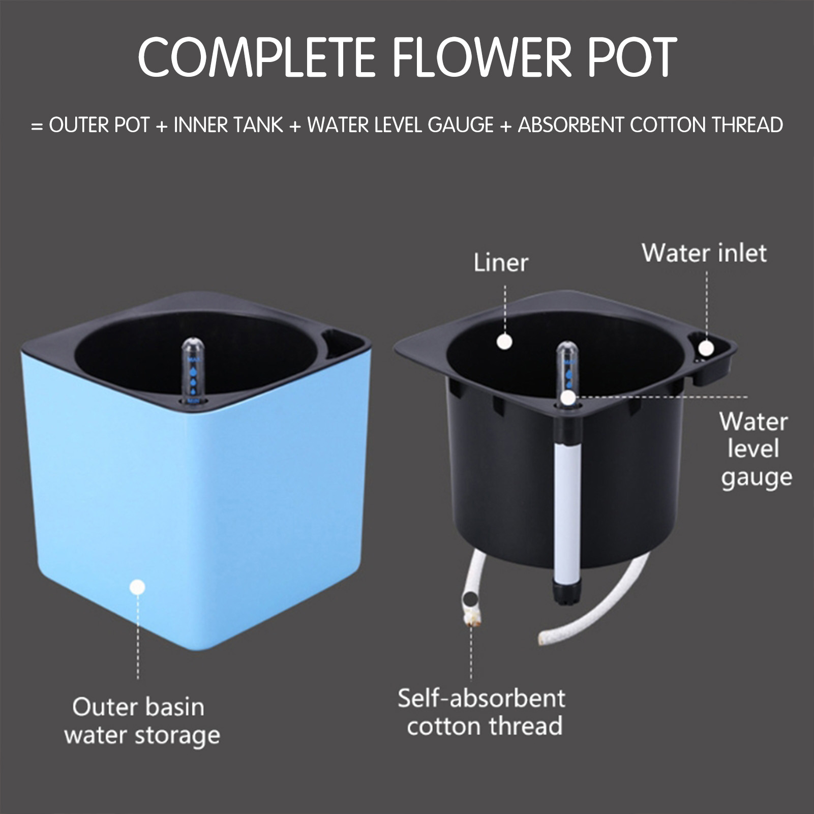 Automatic Self Watering Flower – обзор и цена Aloe Vera Pot