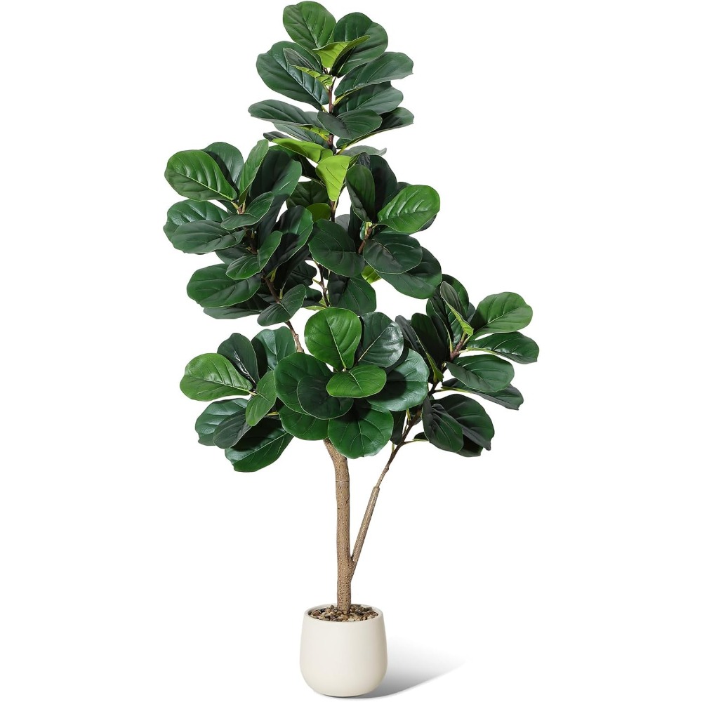 Lifelike Artificial Fiddle Lea – обзор и цена Ficus Lyrata Tree