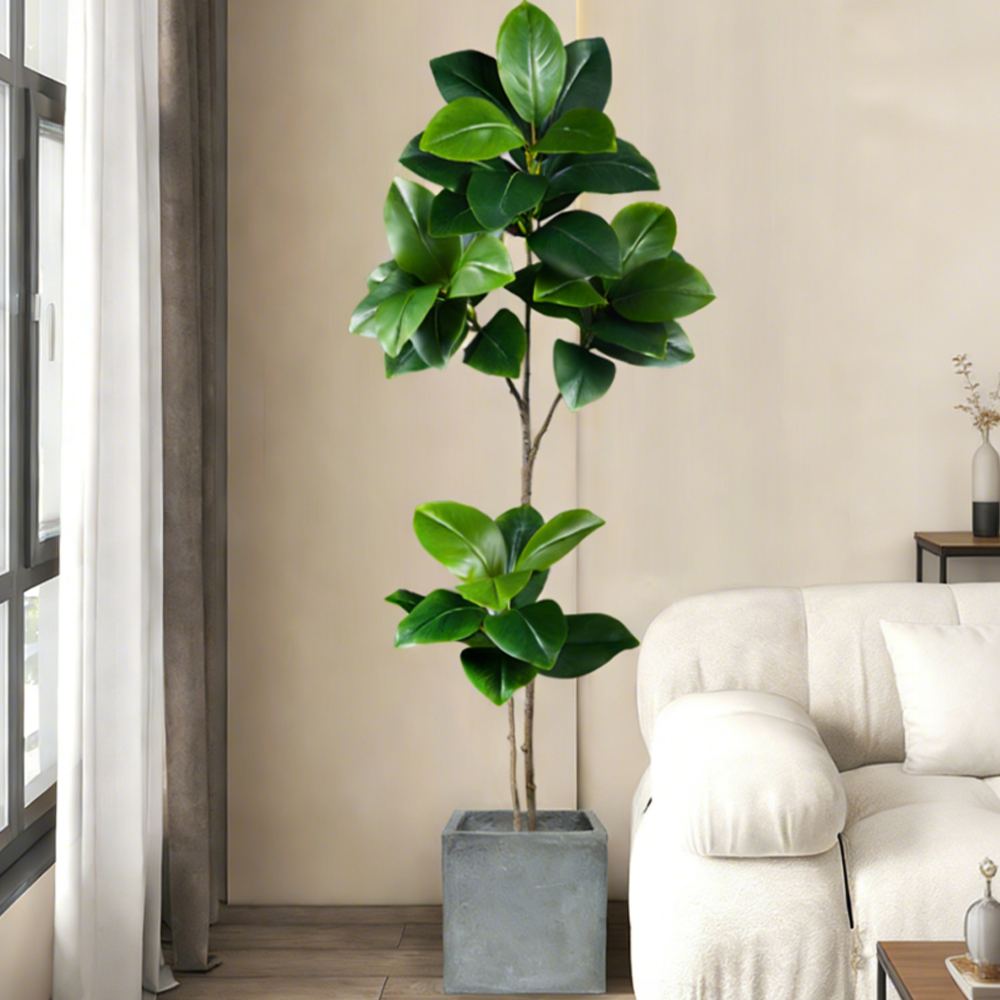 74-140cm Artificial Rubber Tre – обзор и цена Ficus Lyrata Tree