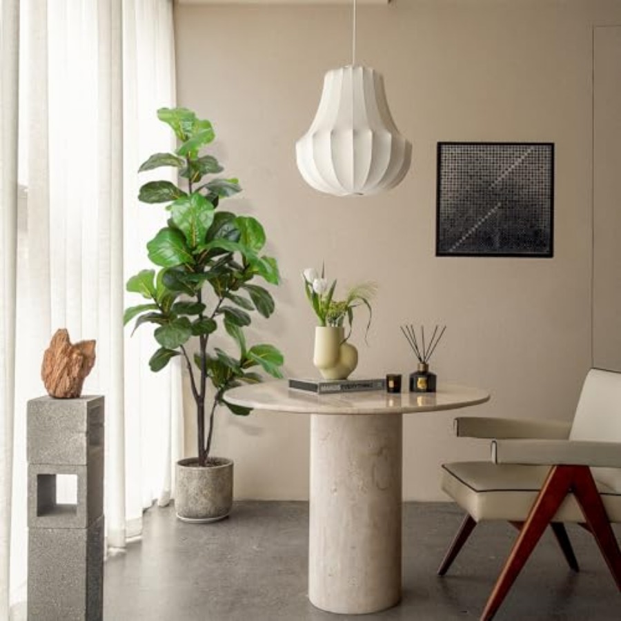 Artificial Fiddle Leaf Fig Tre – обзор и цена Ficus Lyrata Tree
