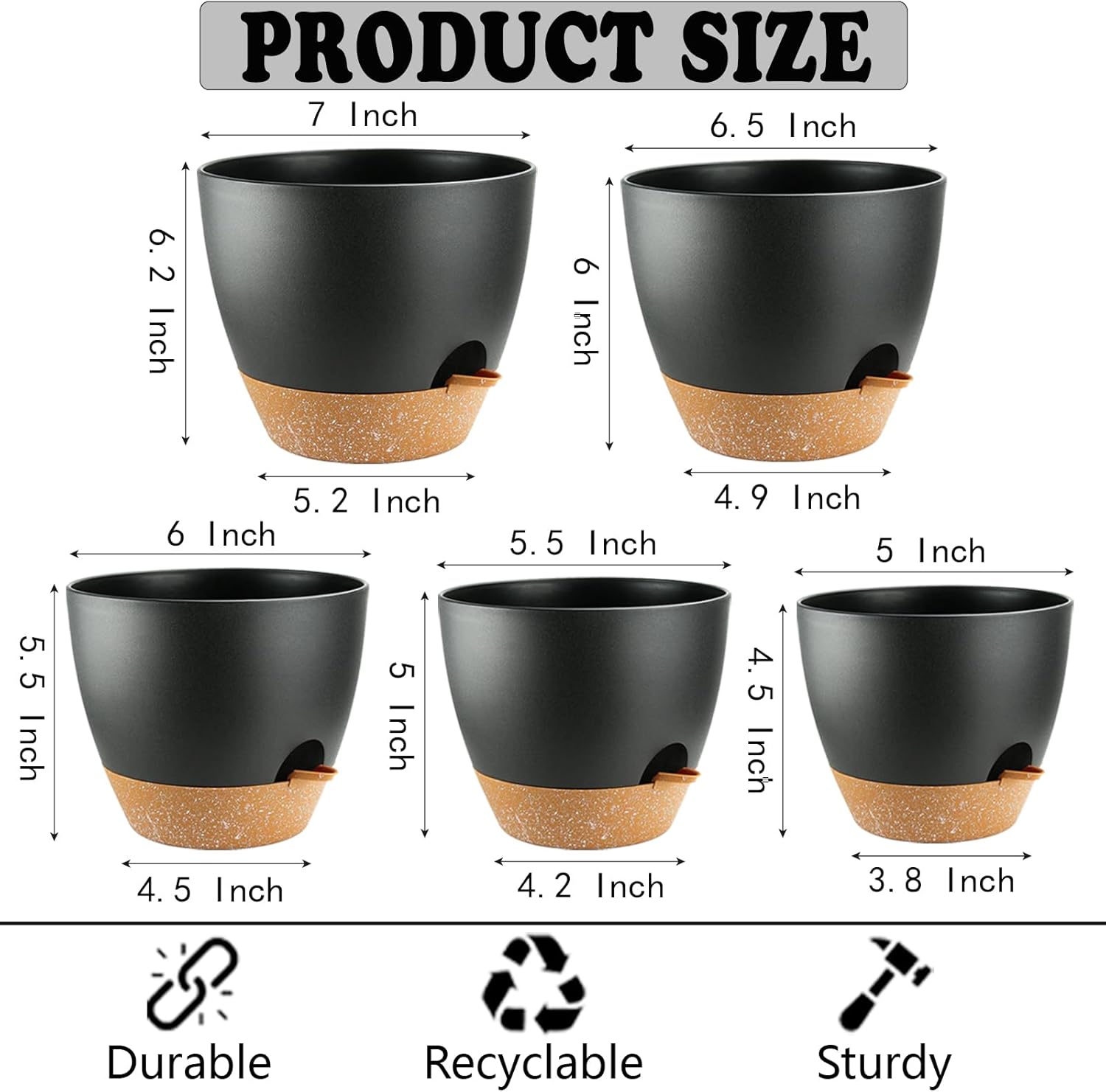 Self Watering Plant Pots with  – обзор и цена Echeveria Succulent