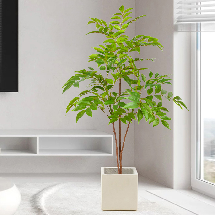 76-140cm Large Artificial Ficu – обзор и цена Ficus Lyrata Tree