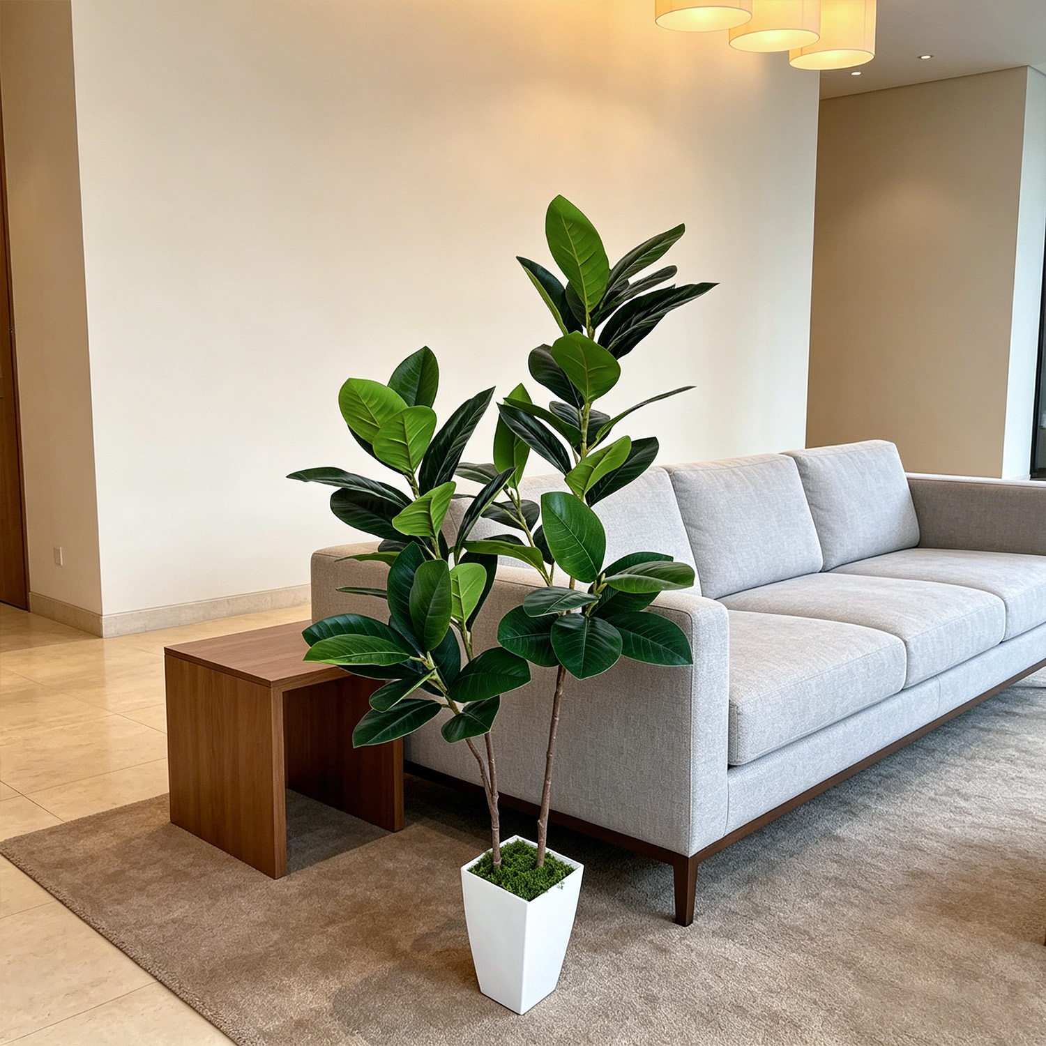 130cm/4.3ft Artificial Ficus L – обзор и цена Ficus Lyrata Tree