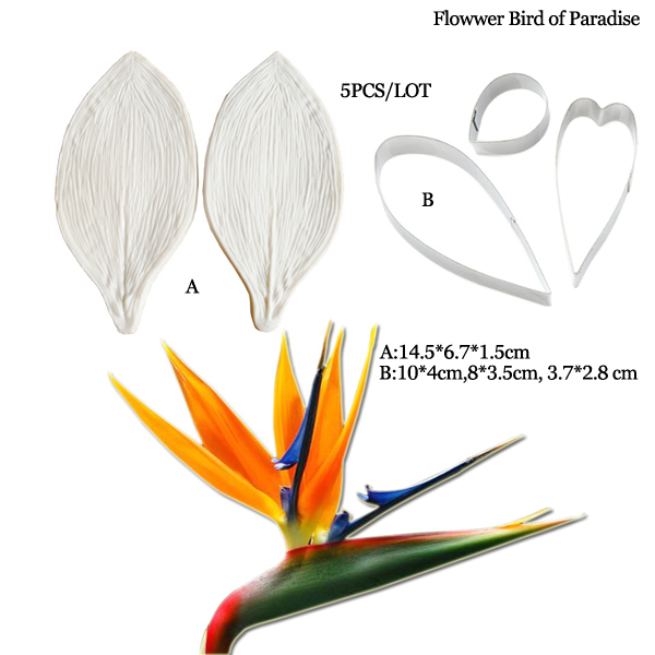 Large Gumpaste Strelitzia Bird – обзор и цена Bird Paradise Strelitzia