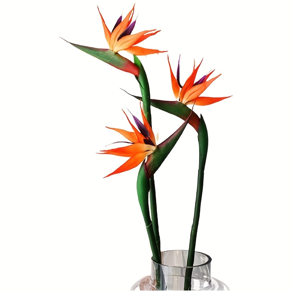 3Pcs Artificial Heaven Bird Fl – обзор и цена Bird Paradise Strelitzia