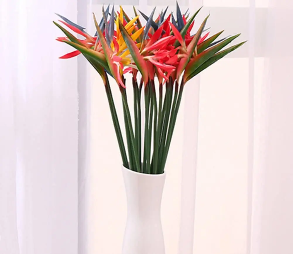 8PCS Artificial Flowers Streli – обзор и цена Bird Paradise Strelitzia
