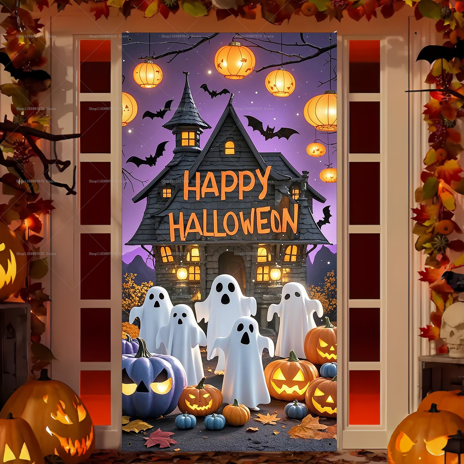 Happy Halloween Door Banner Ev – обзор и цена Spider Plant Hanging