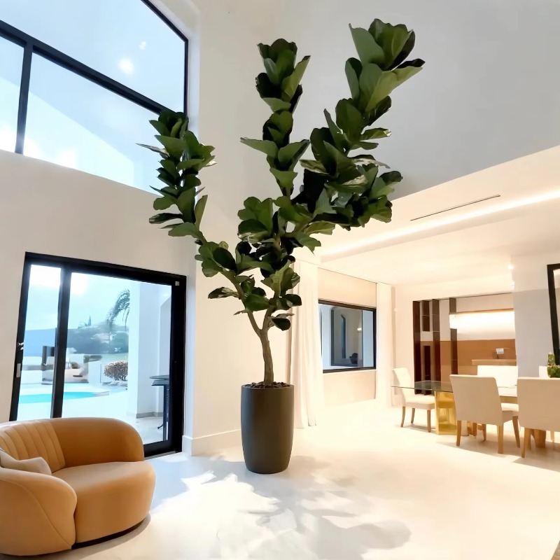 Artificial Plants Indoor Potte – обзор и цена Ficus Lyrata Tree