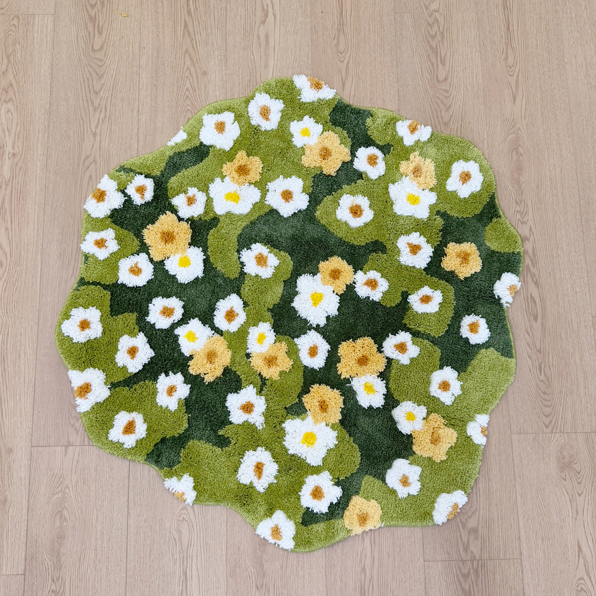 Green Meadow Daisy Tufted Rug, – обзор и цена Maranta Prayer Plant