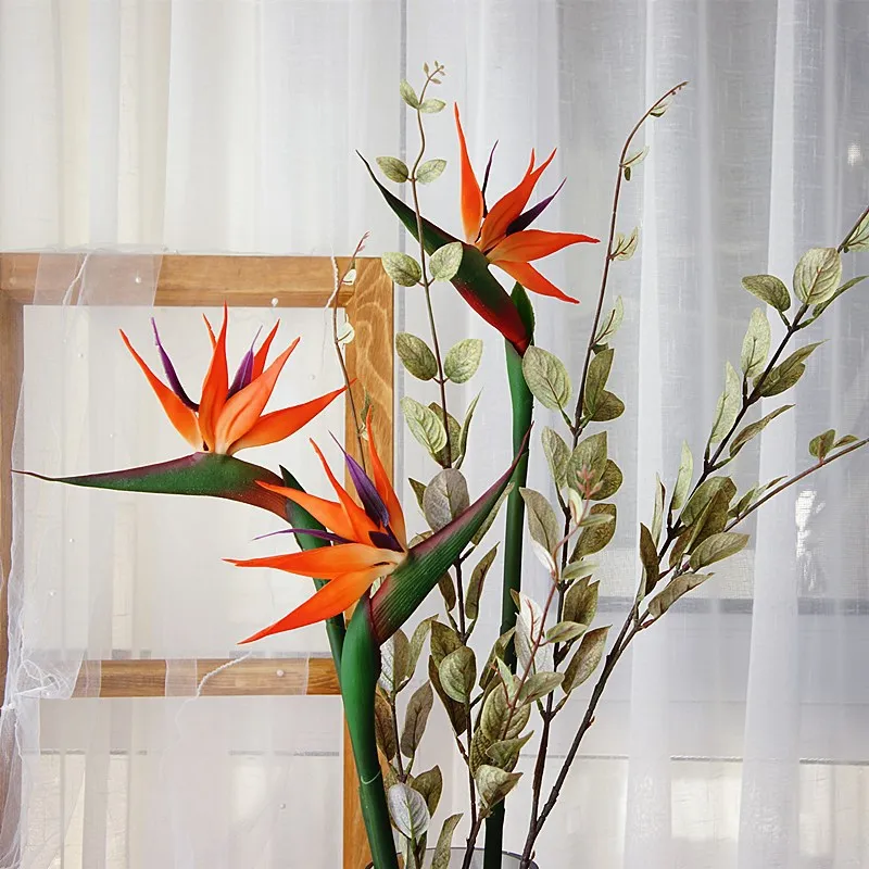 80CM artificial real touch flo – обзор и цена Bird Paradise Strelitzia