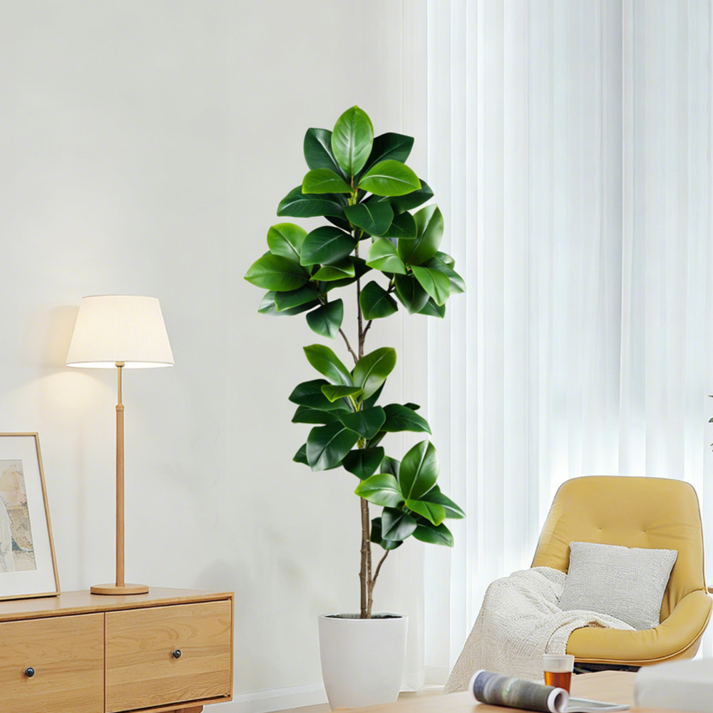 74-140cm Artificial Rubber Tre – обзор и цена Ficus Lyrata Tree