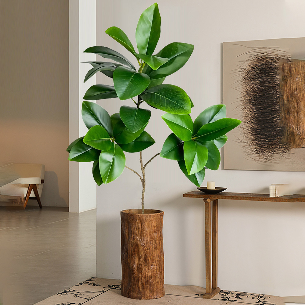74-140cm Artificial Rubber Tre – обзор и цена Ficus Lyrata Tree