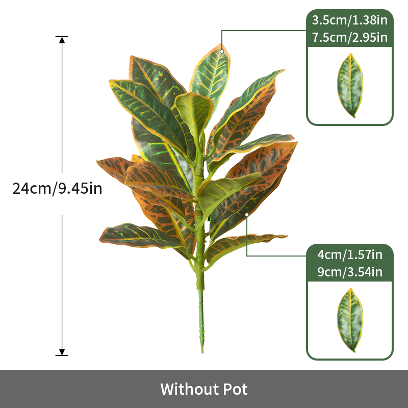 24-41cm Artificial Plants Fake – обзор и цена Ficus Lyrata Tree