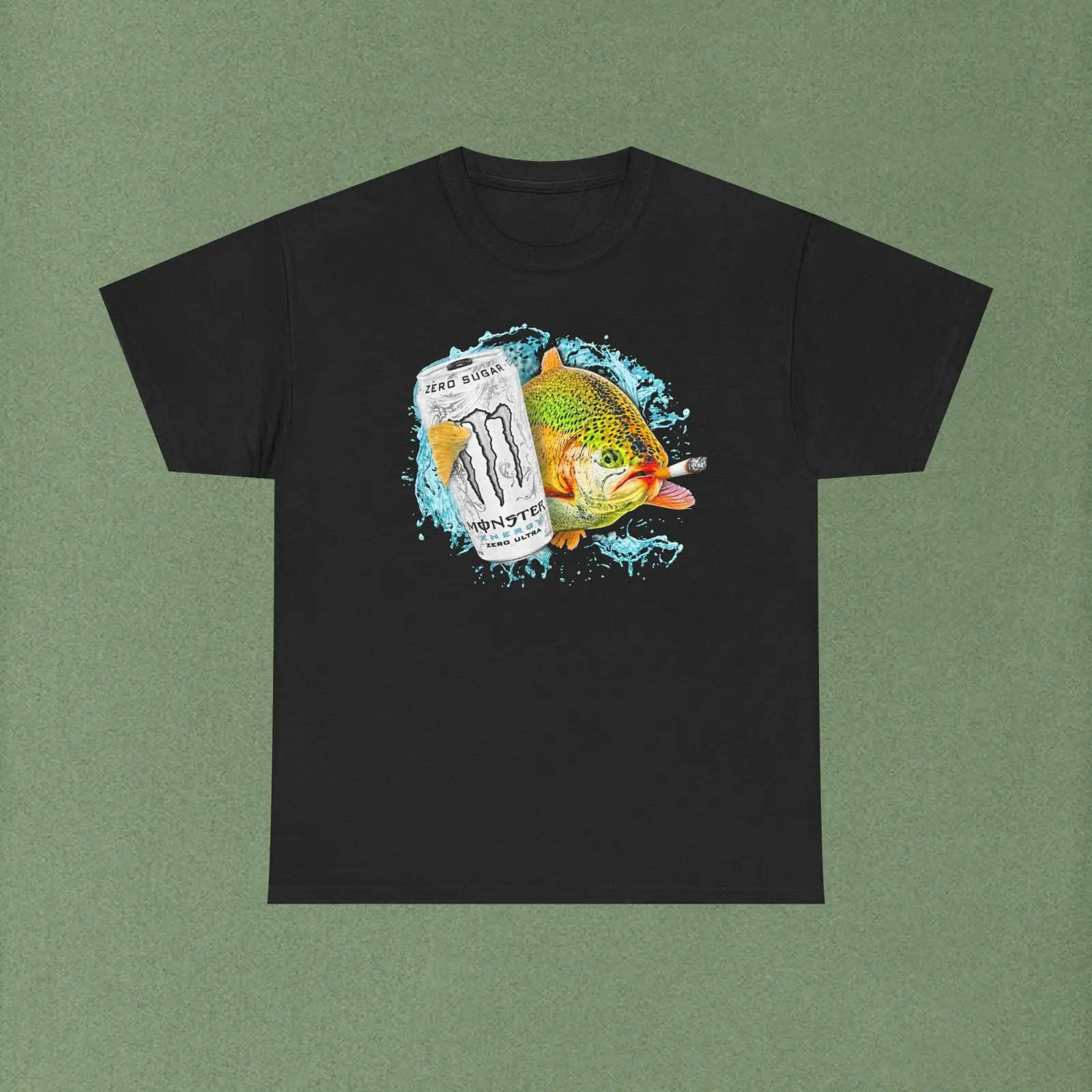 White Monster Fish T Shirt vin – обзор и цена Monstera Adansonii