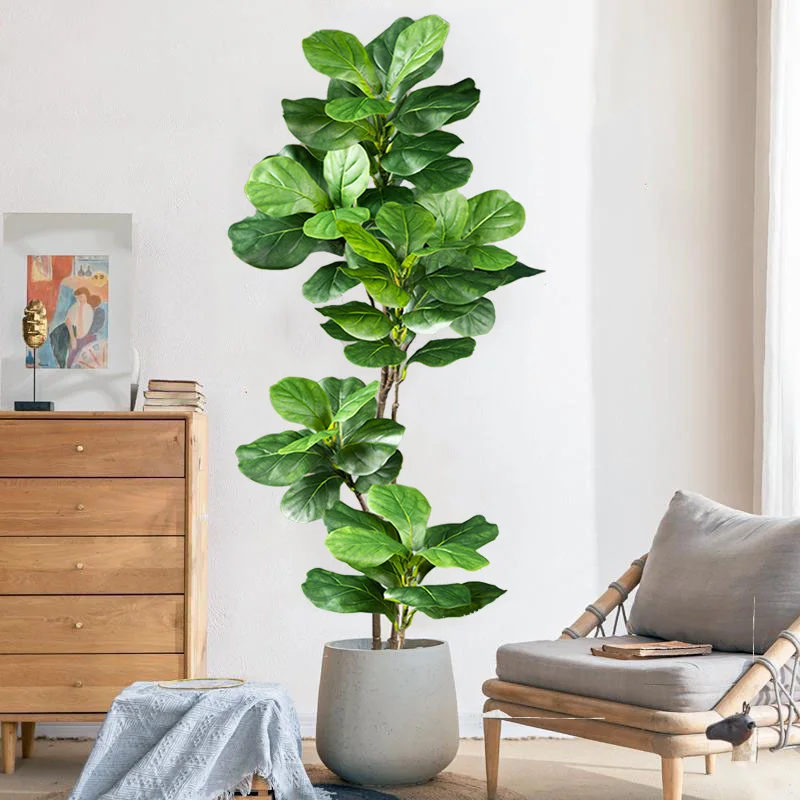 2-4.9FT Large Artificial Ficus – обзор и цена Ficus Lyrata Tree