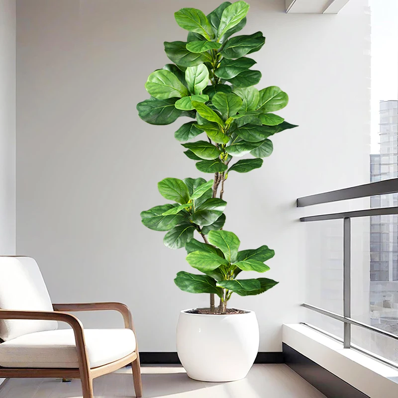 2-4.9FT Large Artificial Ficus – обзор и цена Ficus Lyrata Tree