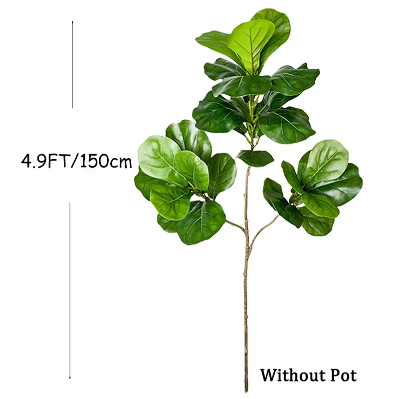 2-4.9FT Large Artificial Ficus – обзор и цена Ficus Lyrata Tree