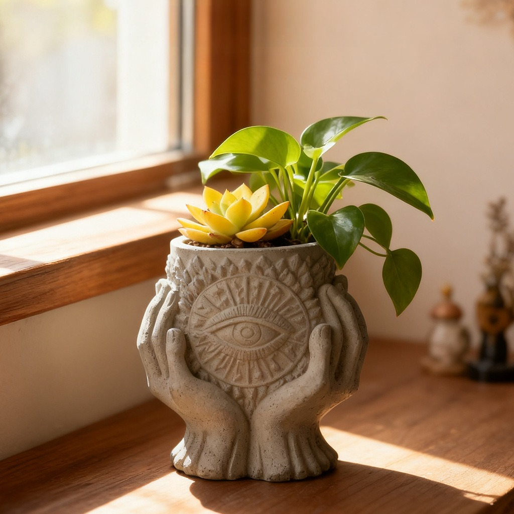 Guardian Eye Candle Cup Silico – обзор и цена Echeveria Succulent